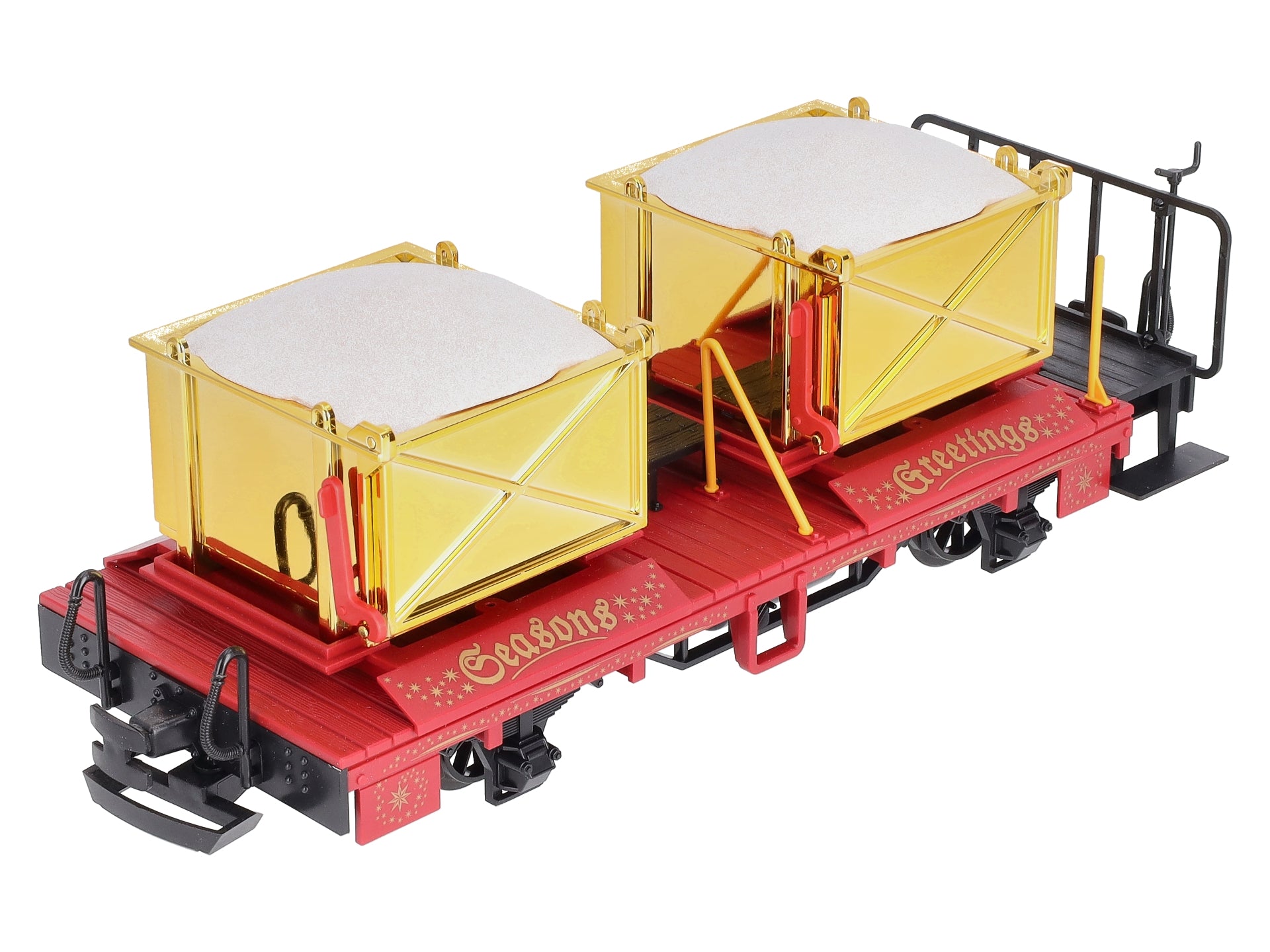 LGB 42140 Christmas Transport Car w/Gold Boxes – Trainz