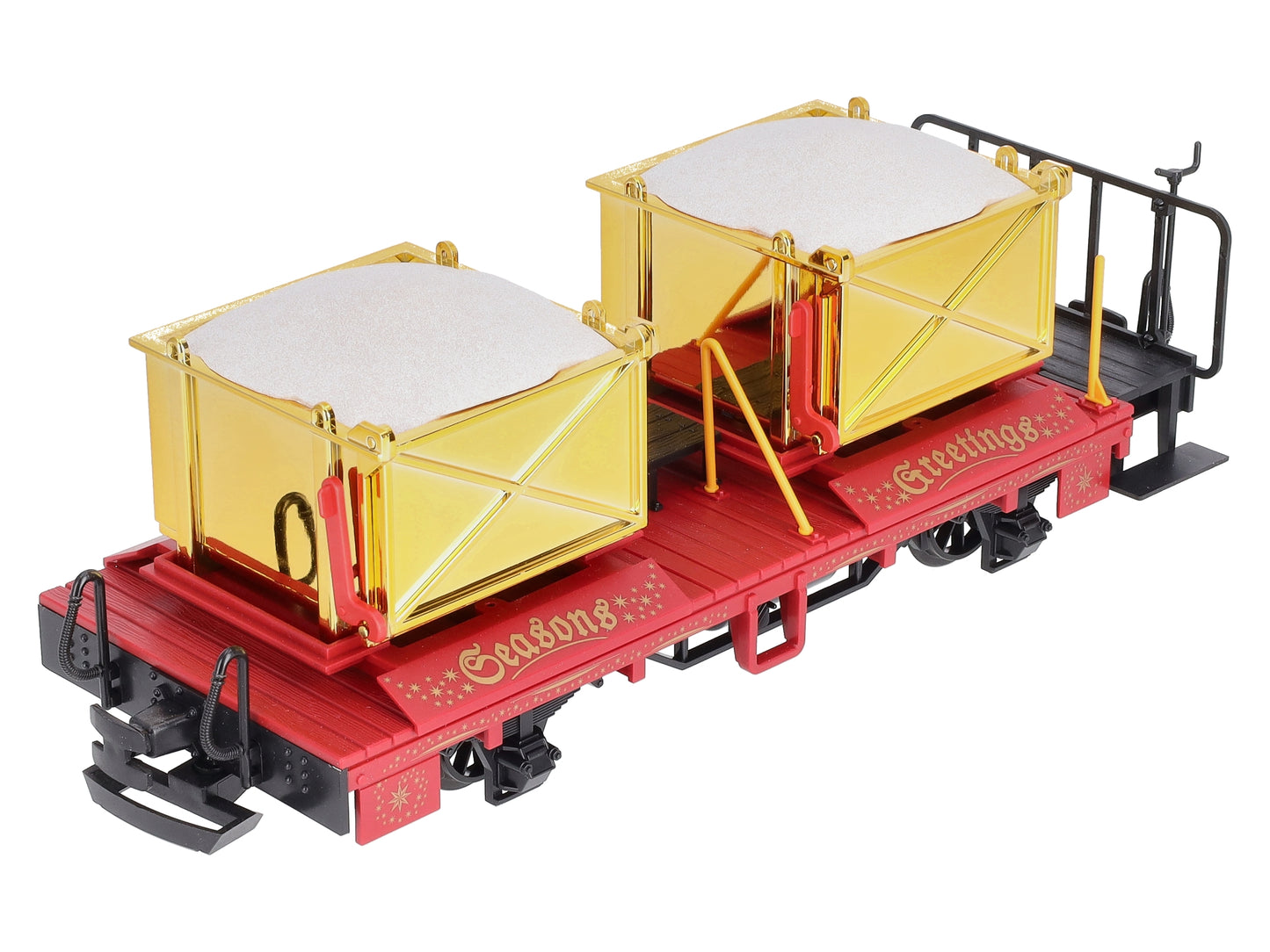 LGB 42140 Christmas Transport Car w/Gold Boxes