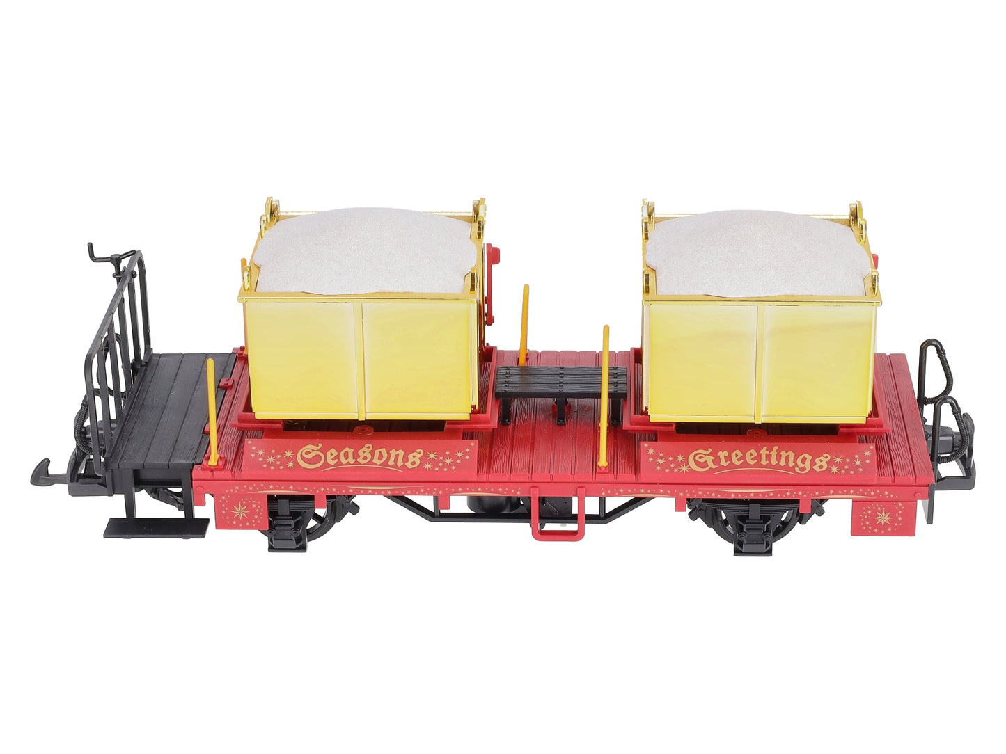 LGB 42140 Christmas Transport Car w/Gold Boxes