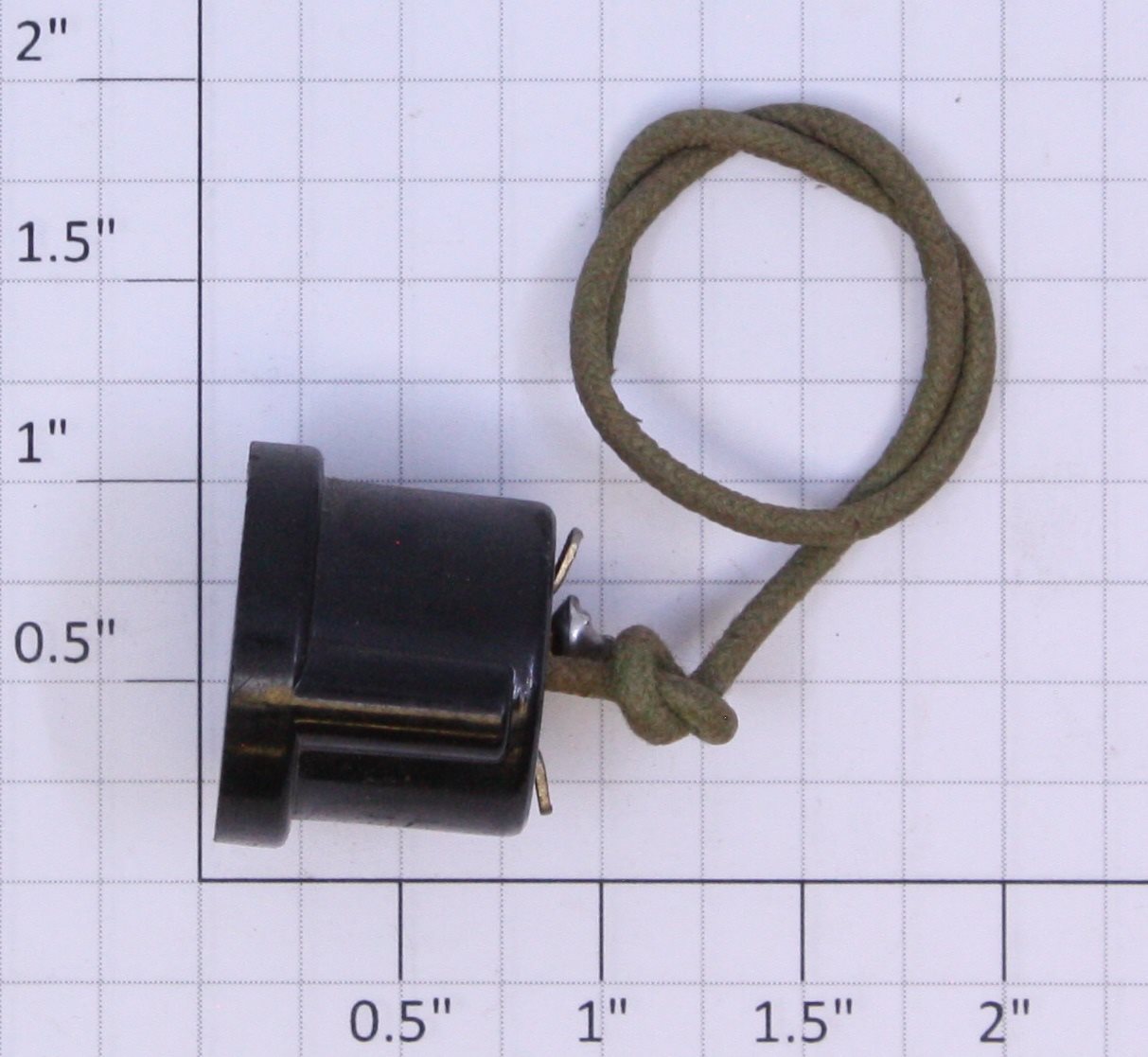 Lionel R-46 Transformer Lamp Socket Assembly with Lamp Lead and Spring