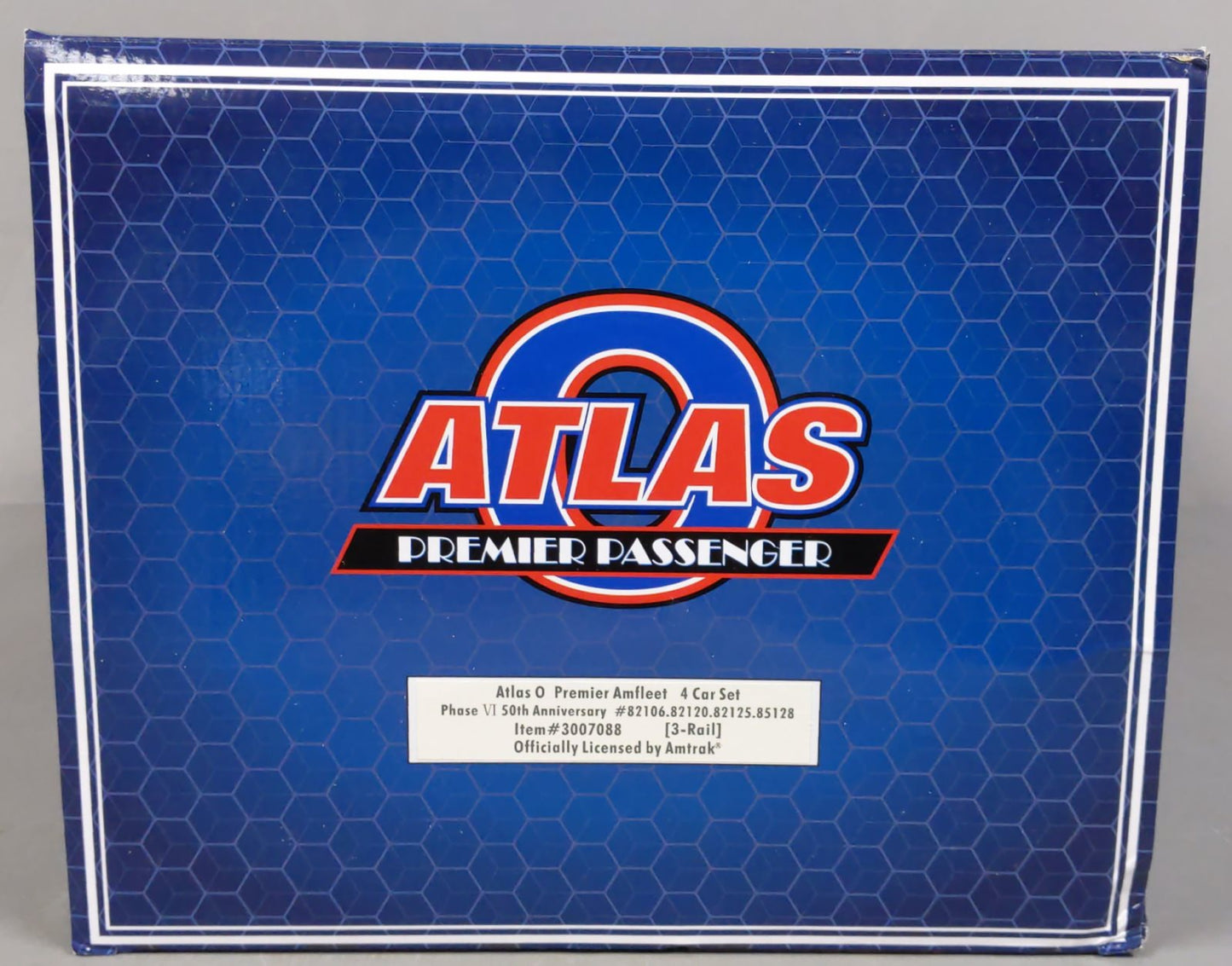 Atlas 3007088 O Amtrak Phase VI Premier Amfleet Passenger Car (Set of 4)