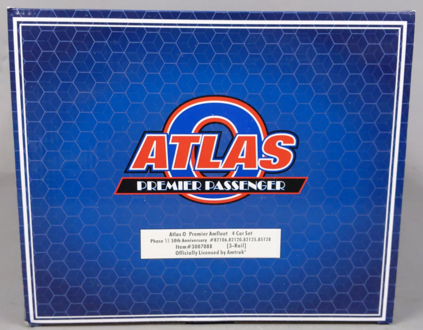 Atlas 3007088 O Amtrak Phase VI Premier Amfleet Passenger Car (Set of 4)