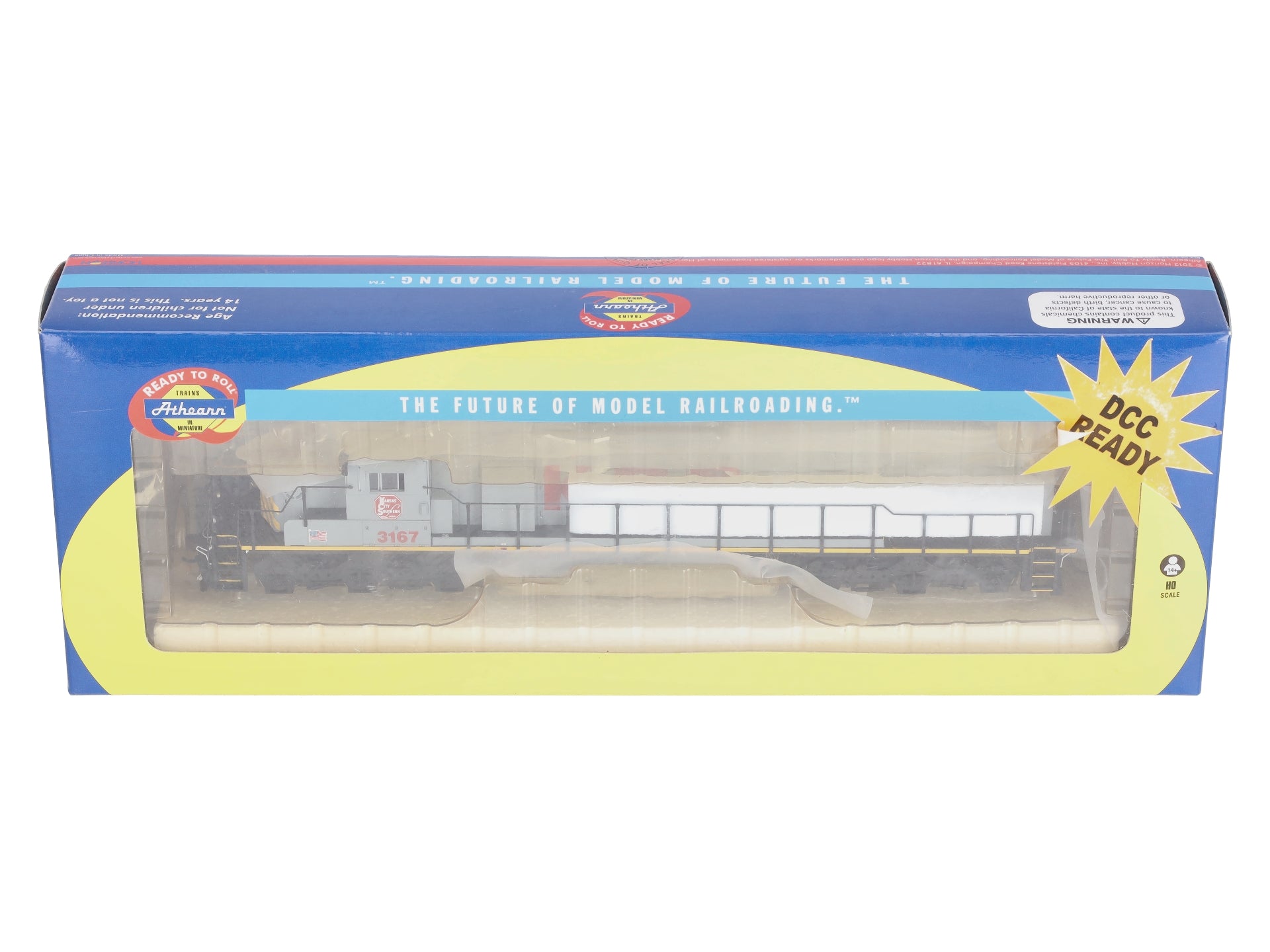 Athearn 98328 HO Kansas City Southern SD40T-2 Diesel Locomotive #3167