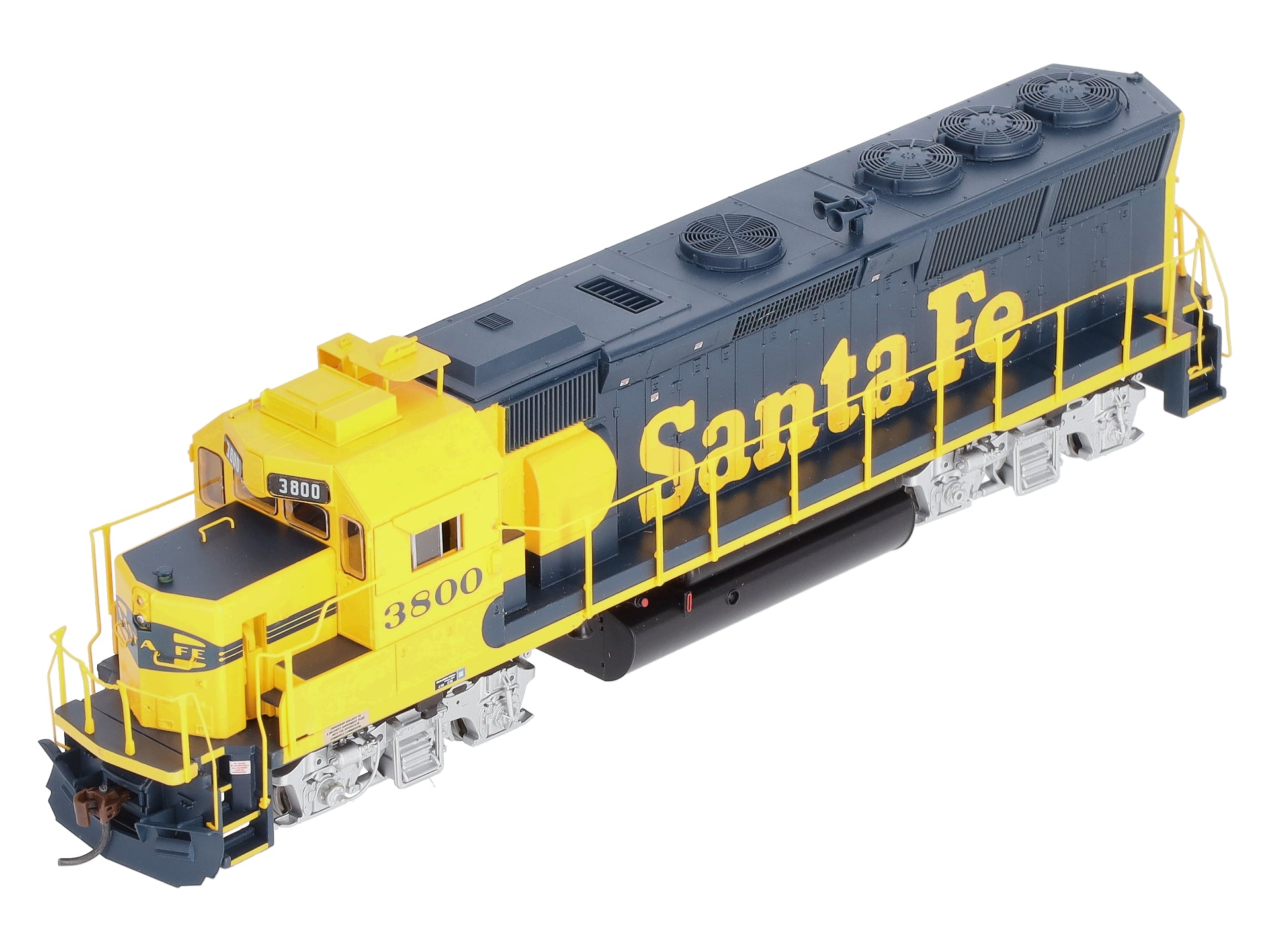 Athearn 90256 HO Santa Fe GP40X Short Hood Ready to Run #3800