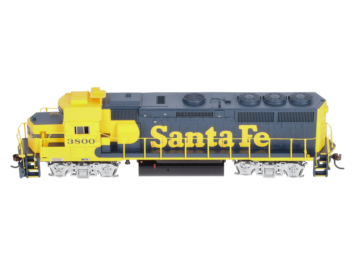 Athearn 90256 HO Santa Fe GP40X Short Hood Ready to Run #3800