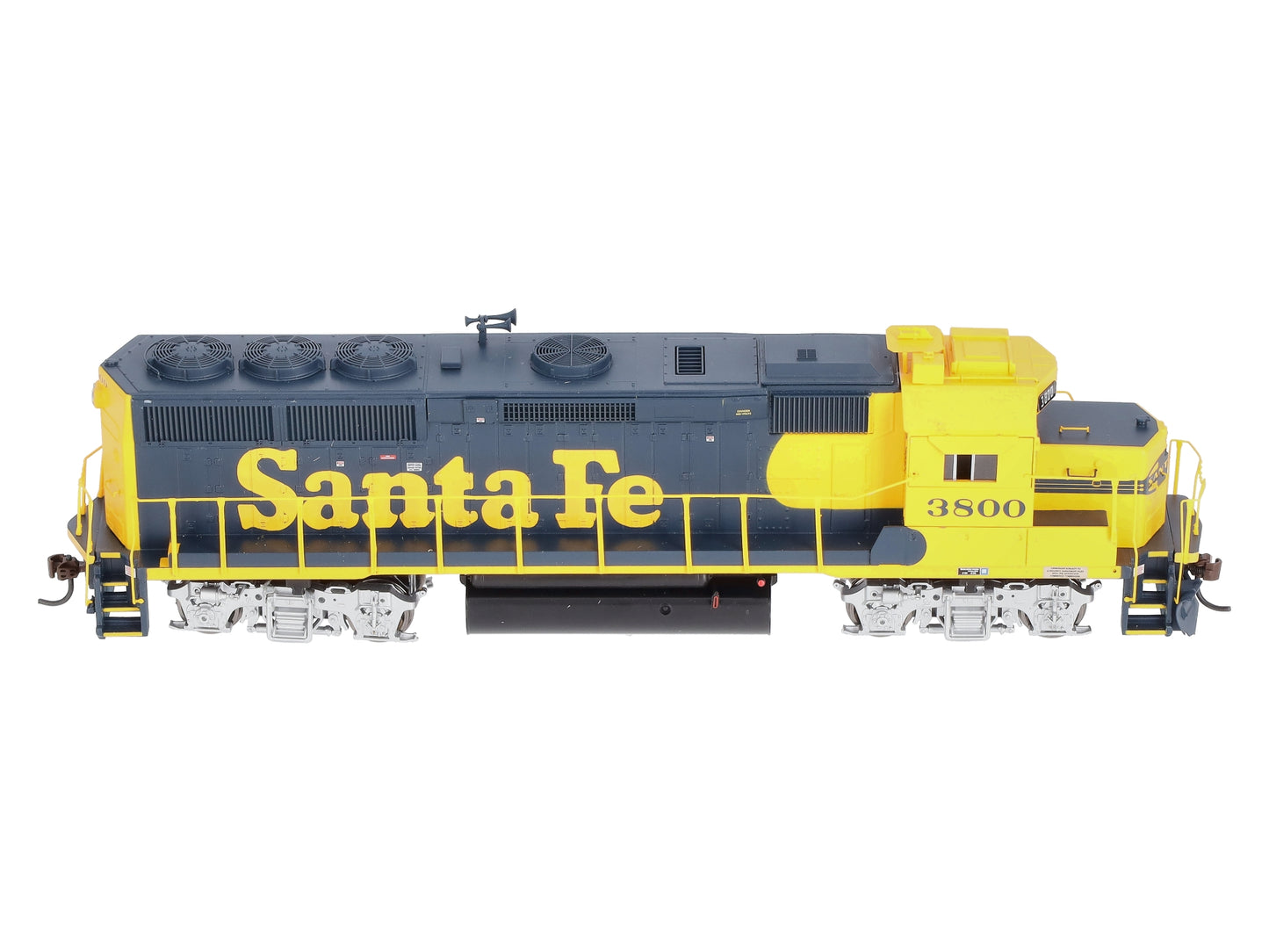 Athearn 90256 HO Santa Fe GP40X Short Hood Ready to Run #3800