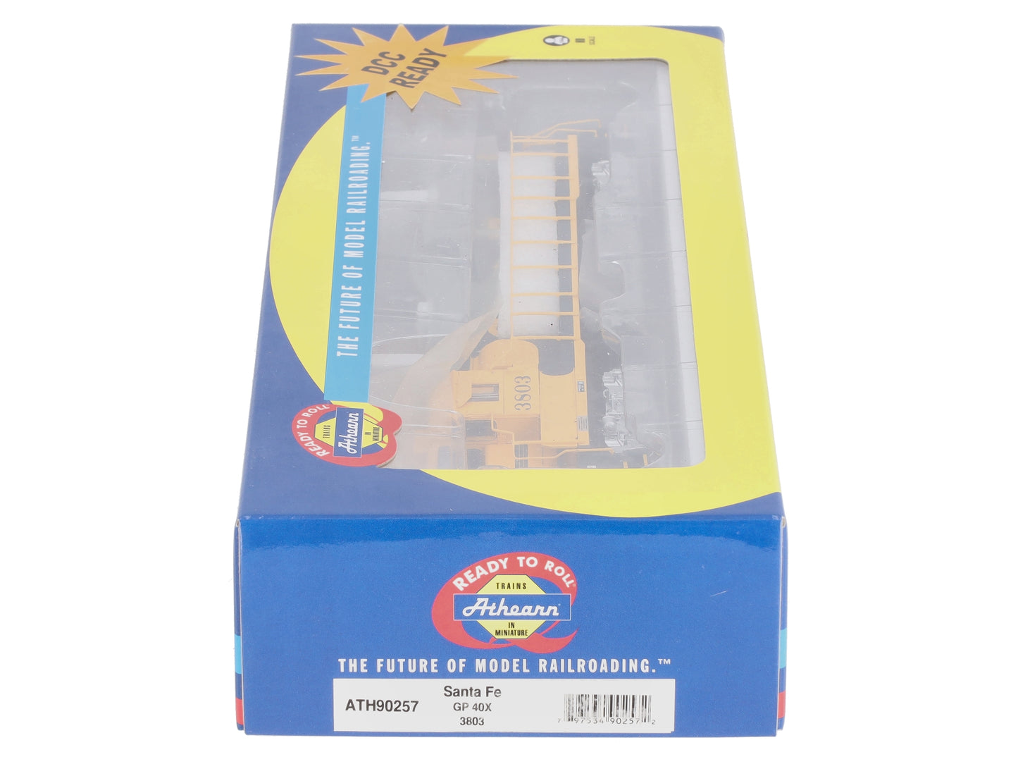 Athearn 90257 HO Santa Fe GP40X Short Hood Ready to Run #3803