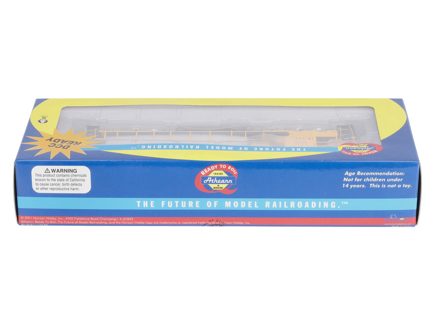 Athearn 90257 HO Santa Fe GP40X Short Hood Ready to Run #3803