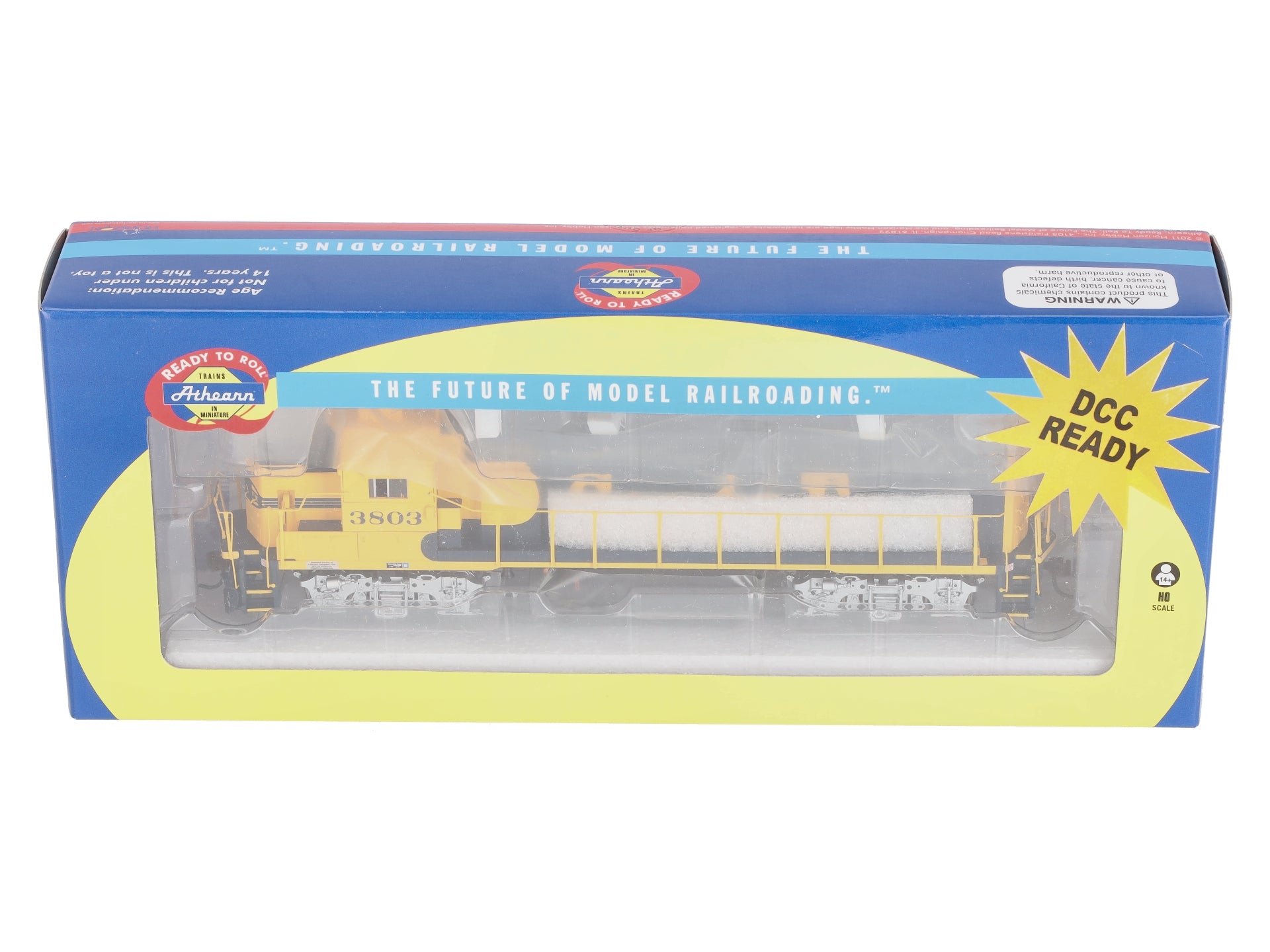 Athearn 90257 HO Santa Fe GP40X Short Hood Ready to Run #3803