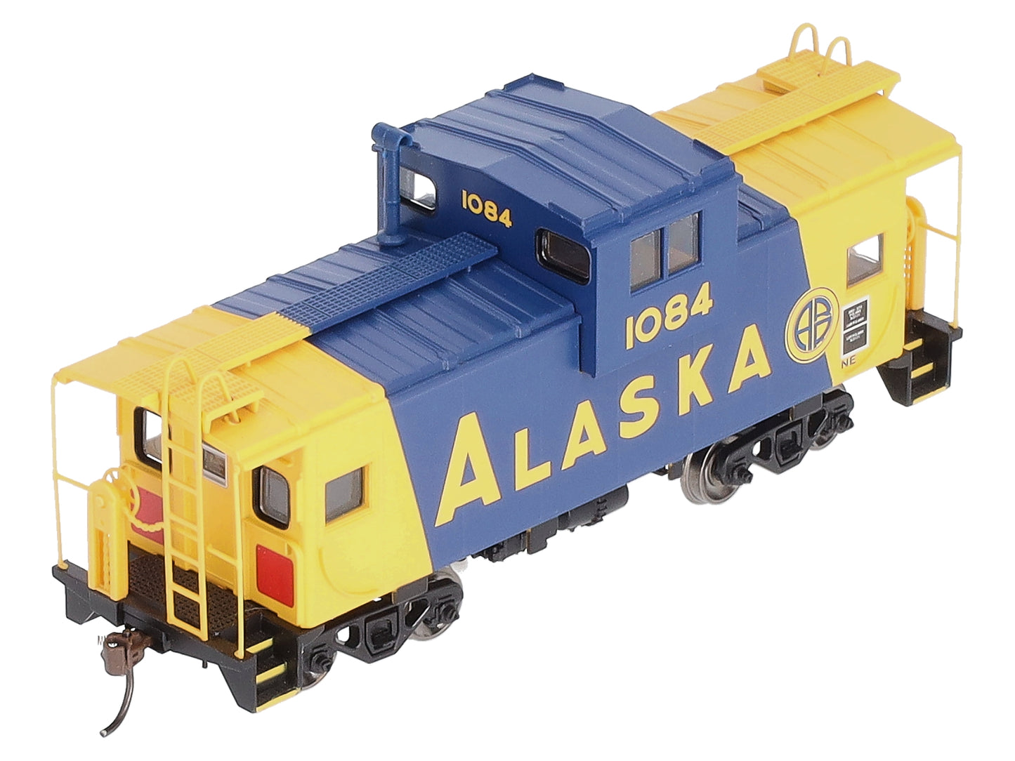 Athearn 29371 HO Alaska Wide Vision Caboose #1084