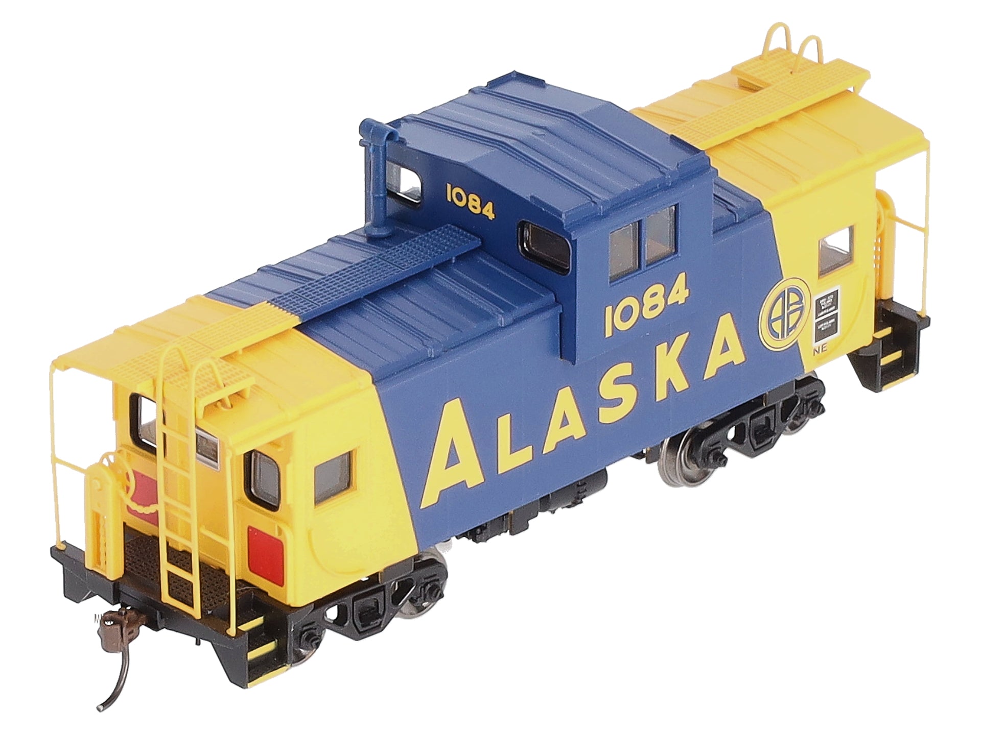 Athearn 29371 HO Alaska Wide Vision Caboose #1084