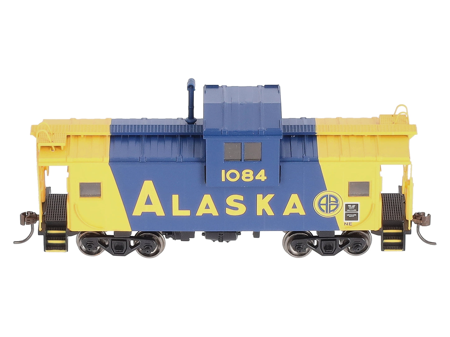 Athearn 29371 HO Alaska Wide Vision Caboose #1084