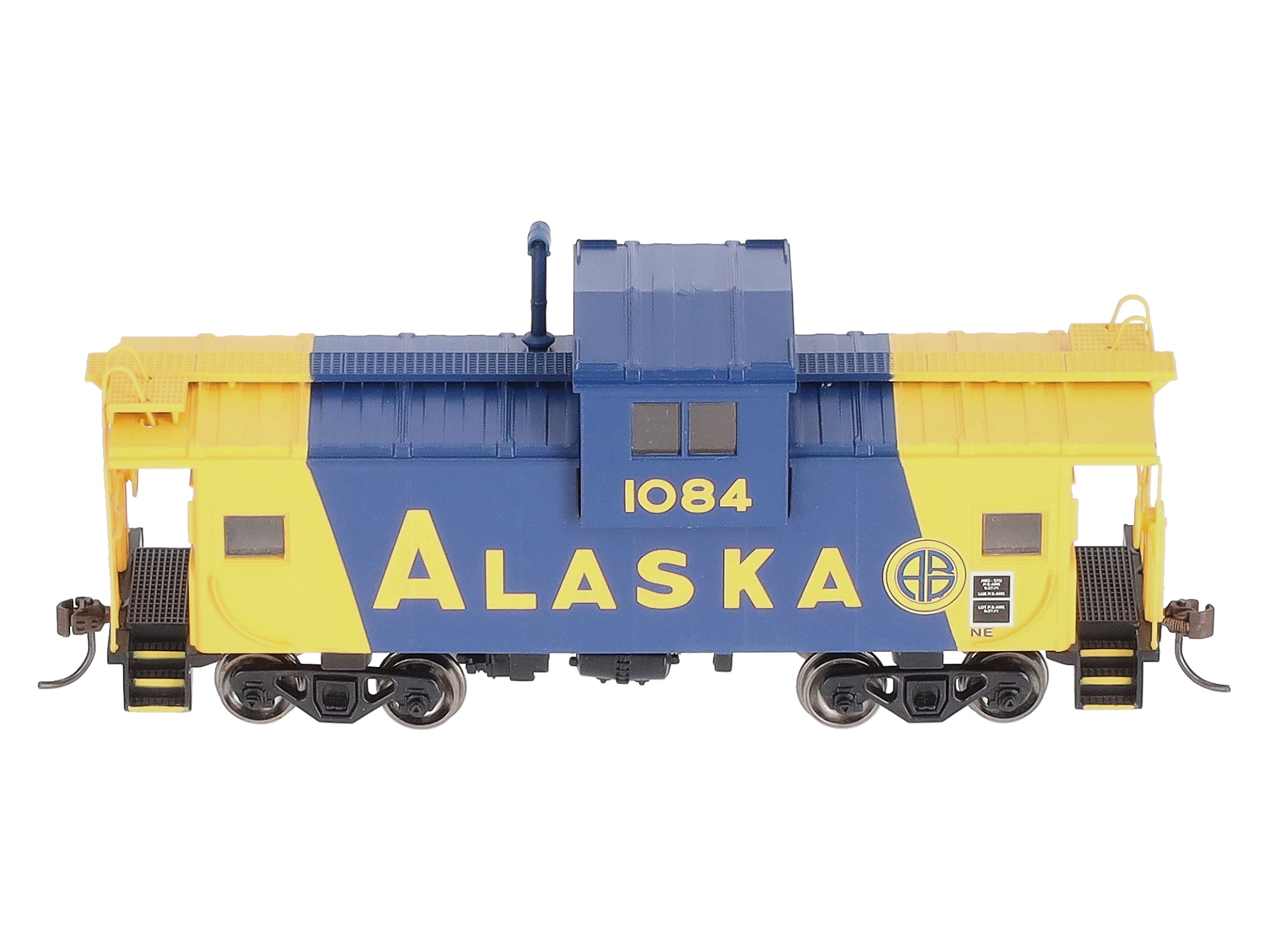 Athearn 29371 HO Alaska Wide Vision Caboose #1084