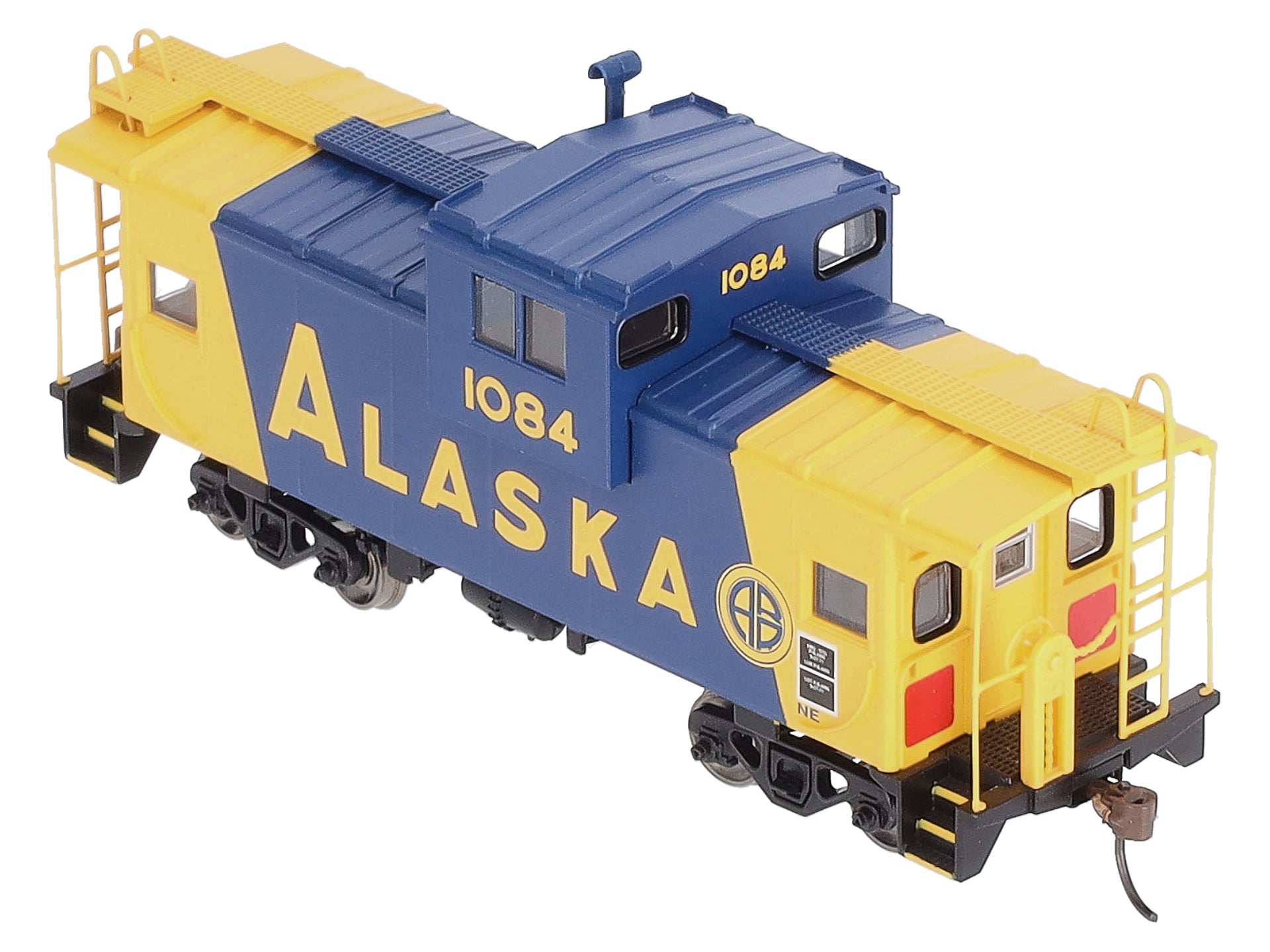 Athearn 29371 HO Alaska Wide Vision Caboose #1084