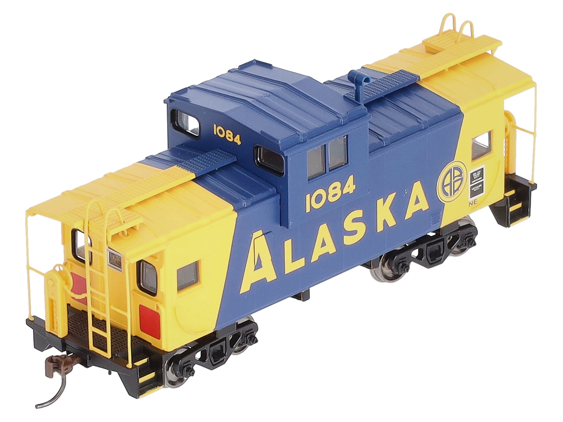 Athearn 29371 HO Alaska Wide Vision Caboose #1084