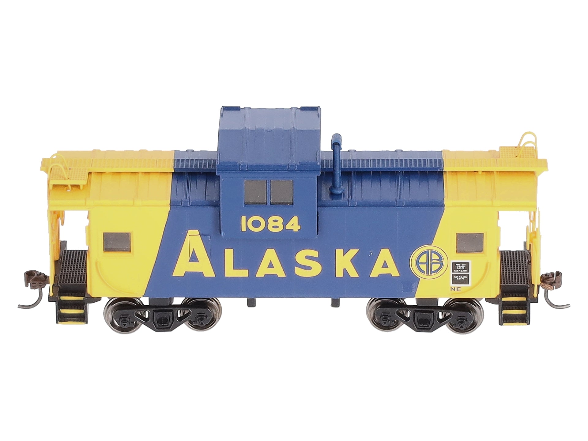 Athearn 29371 HO Alaska Wide Vision Caboose #1084