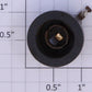 Lionel R-46 Lamp Socket Assembly with Solder Terminal for Lamp Lead