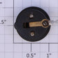 Lionel R-46 Lamp Socket Assembly with Solder Terminal for Lamp Lead