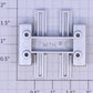 MTH HH5200204 Plastic Realtrax to Lionel Trestle Silver Adapter Tie Channel