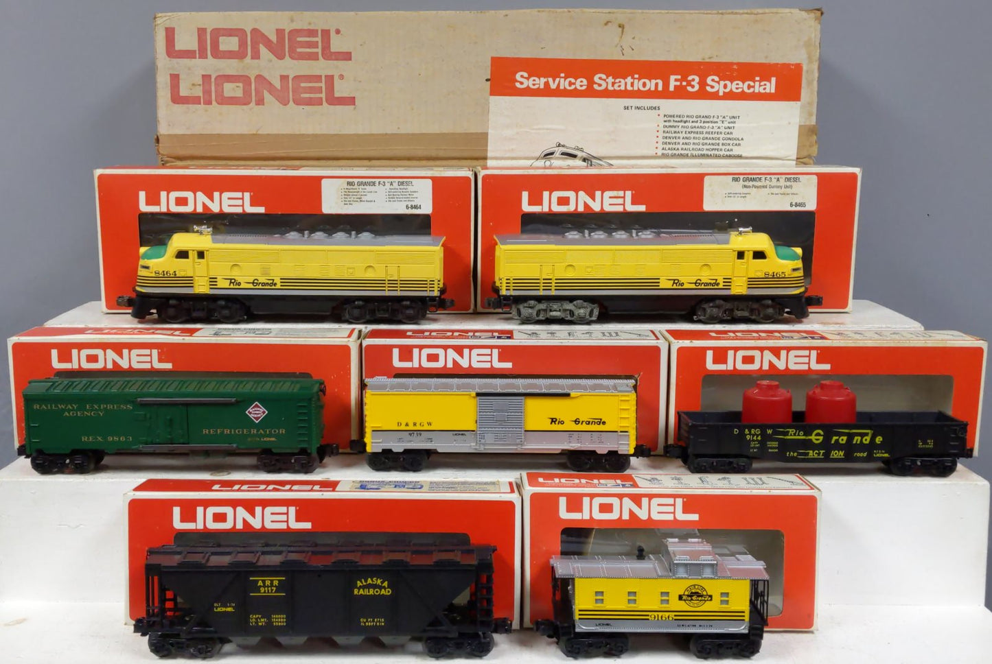 Lionel 6-1450 O Gauge Rio Grande Service Station Set MT/Box