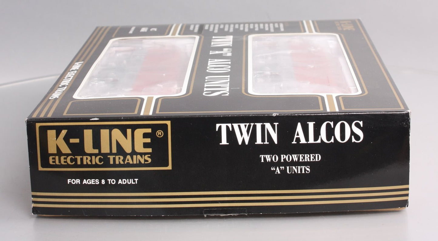 K-Line K-21321IC O Rock Island "Golden State" Twin A Alco Locomotives #101/102 EX/Box