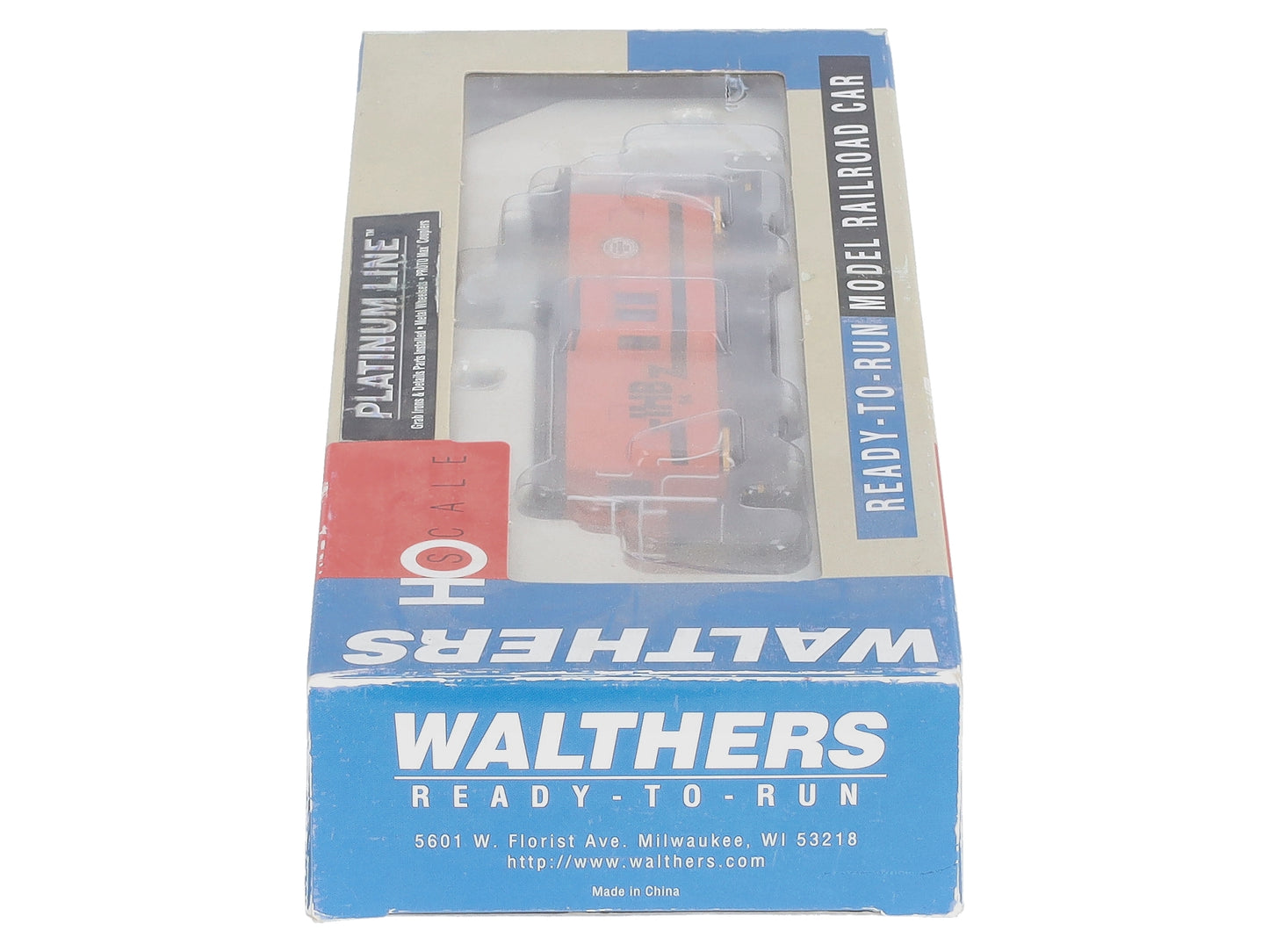Walthers 40465 HO IHB Bay Window Caboose #54