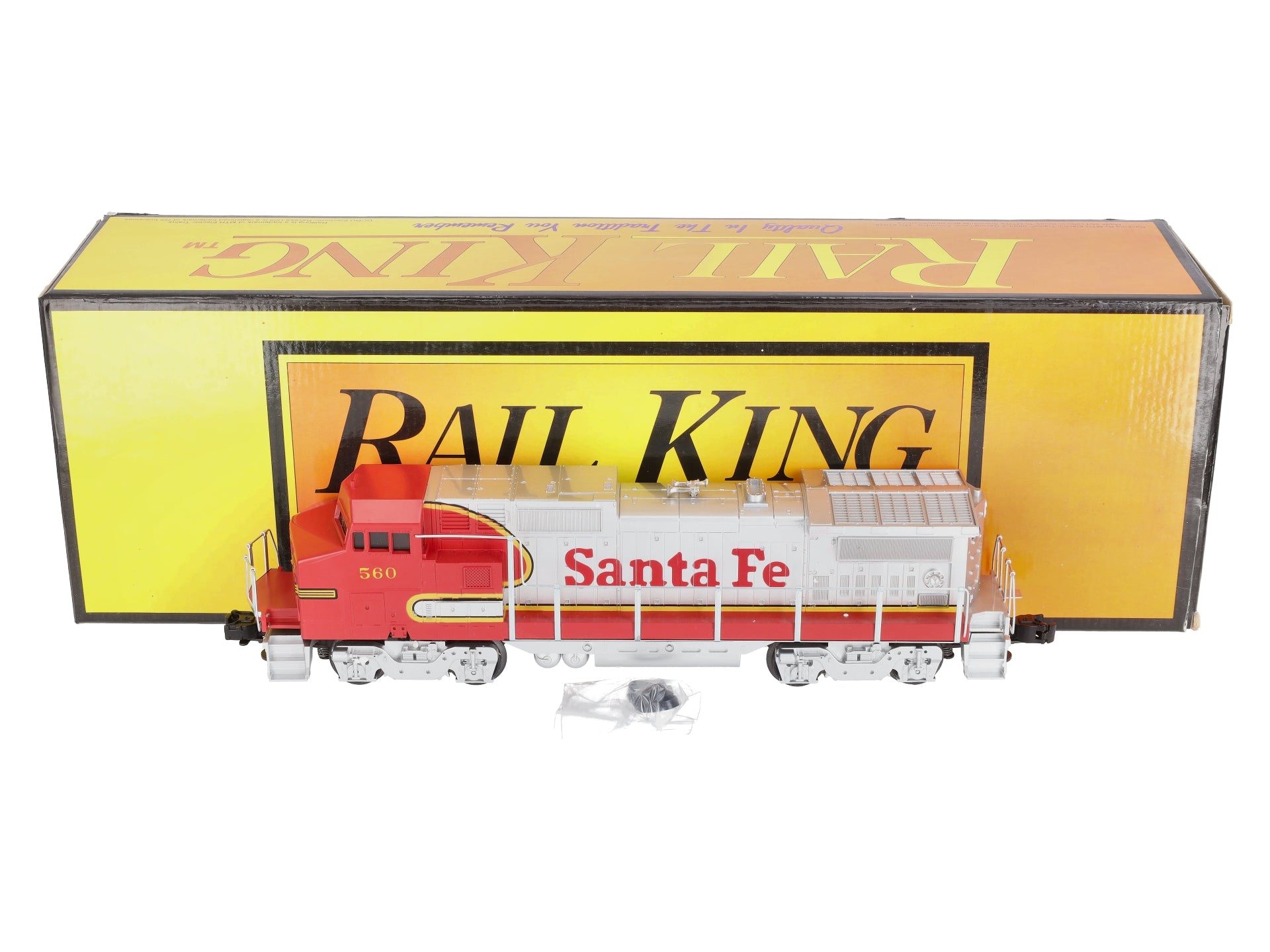 MTH 30-2004 O Gauge Santa Fe D-8 Diesel Engine w/Horn #560 LN/Box