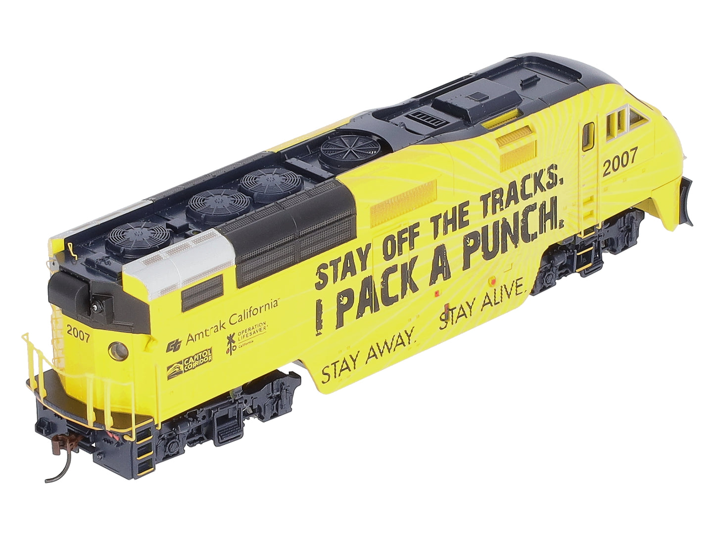 Athearn 25789 HO Amtrak California F59PHI Diesel Locomotive #2007