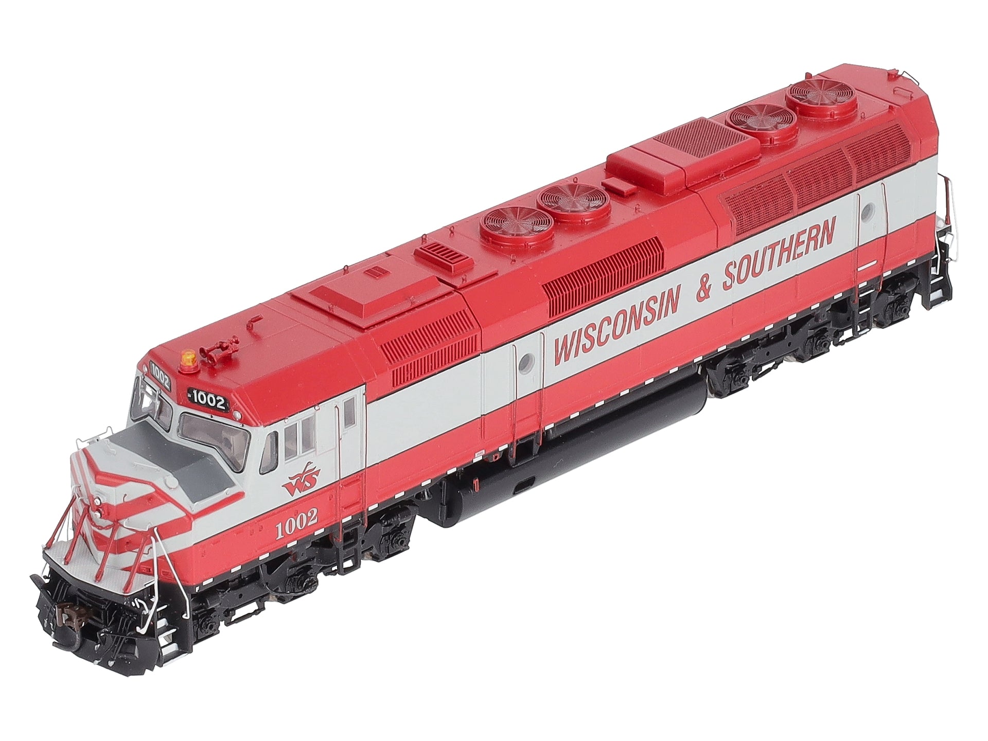 Athearn G67537 HO Wisconsin & Southern F45 Diesel Locomotive #1002