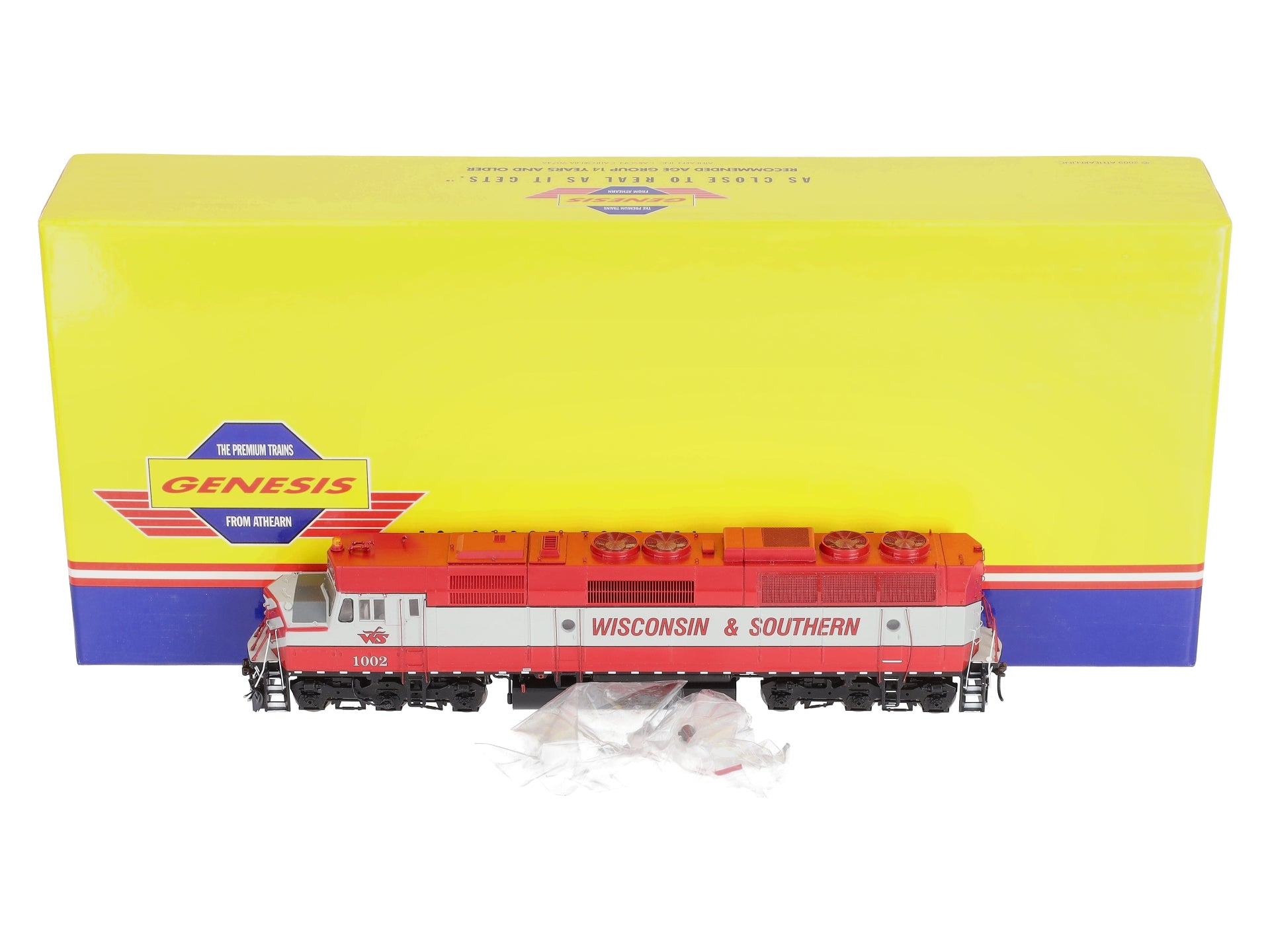 Athearn G67537 HO Wisconsin & Southern F45 Diesel Locomotive #1002