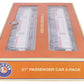 Lionel 6-83592 O Gauge American Freedom Train Passenger Car 2 Pack