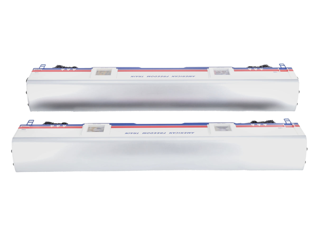 Lionel 6-83592 O Gauge American Freedom Train Passenger Car 2 Pack #108 & #109 LN/Box