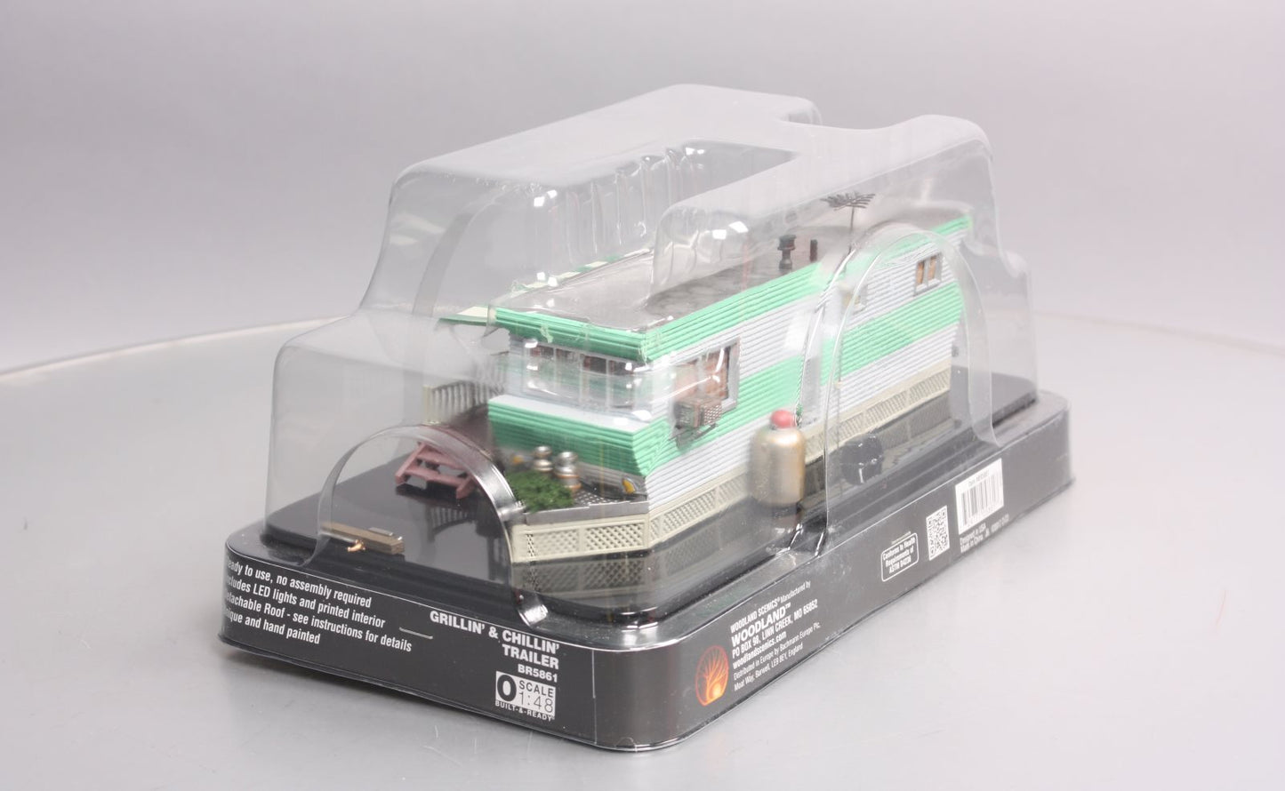 Woodland Scenics BR5861 O Built-&-Ready Grillin' & Chillin' Trailer