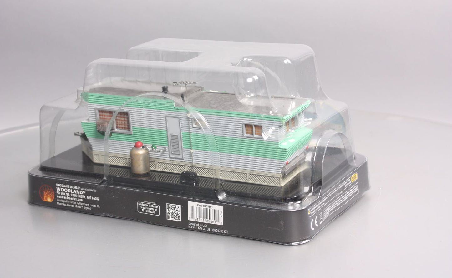 Woodland Scenics BR5861 O Built-&-Ready Grillin' & Chillin' Trailer