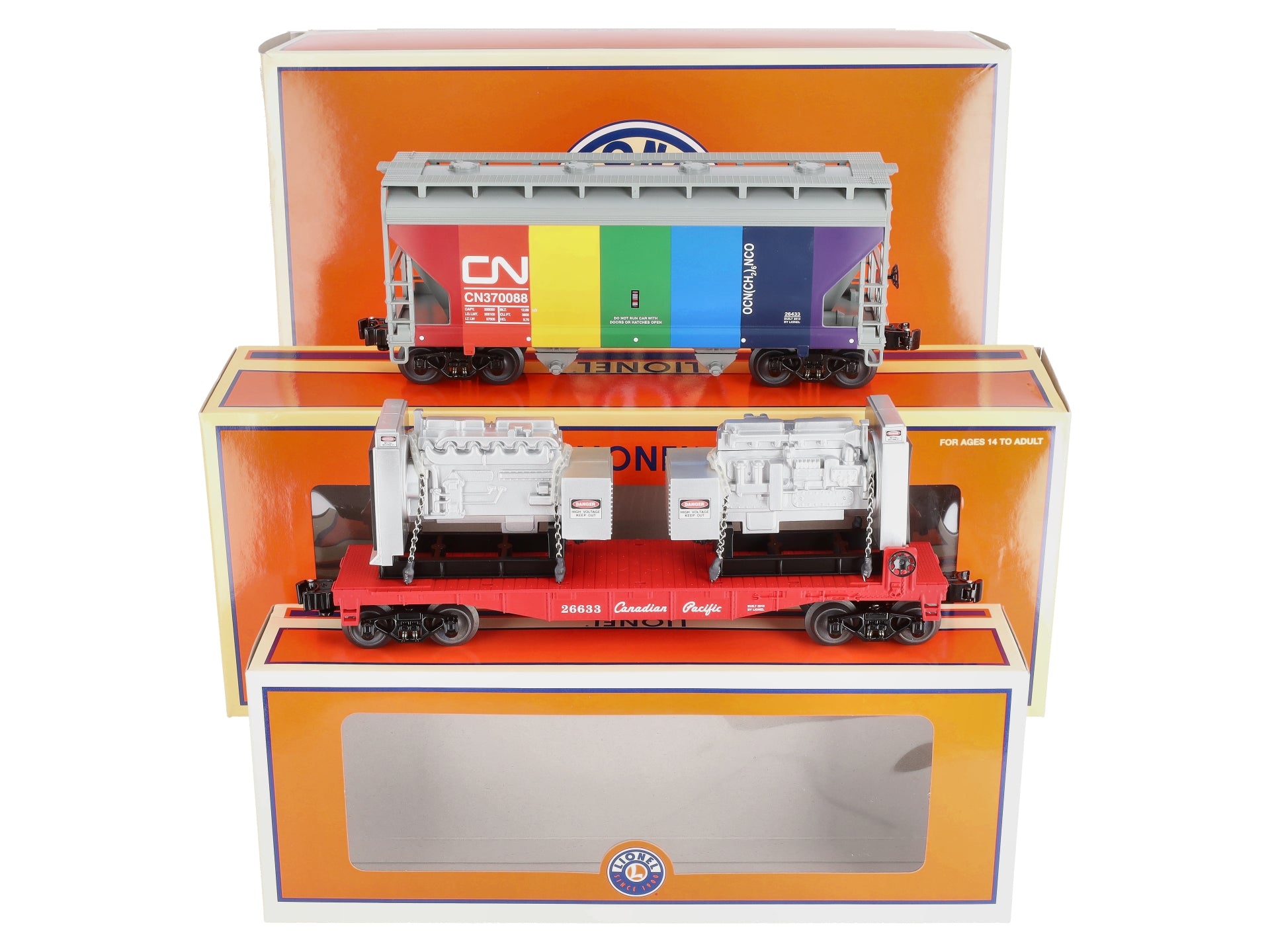 Lionel 6-11174 O Maple Leaf Add-On (Set of 2)