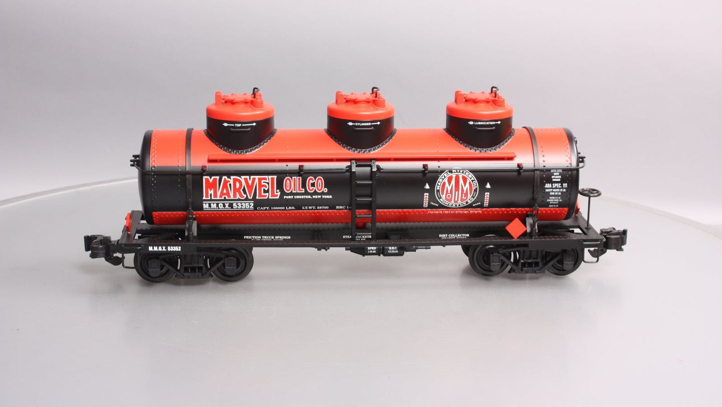 Aristo-Craft 41611 G Gauge Marvel Oil Triple Dome Tank Car #53352