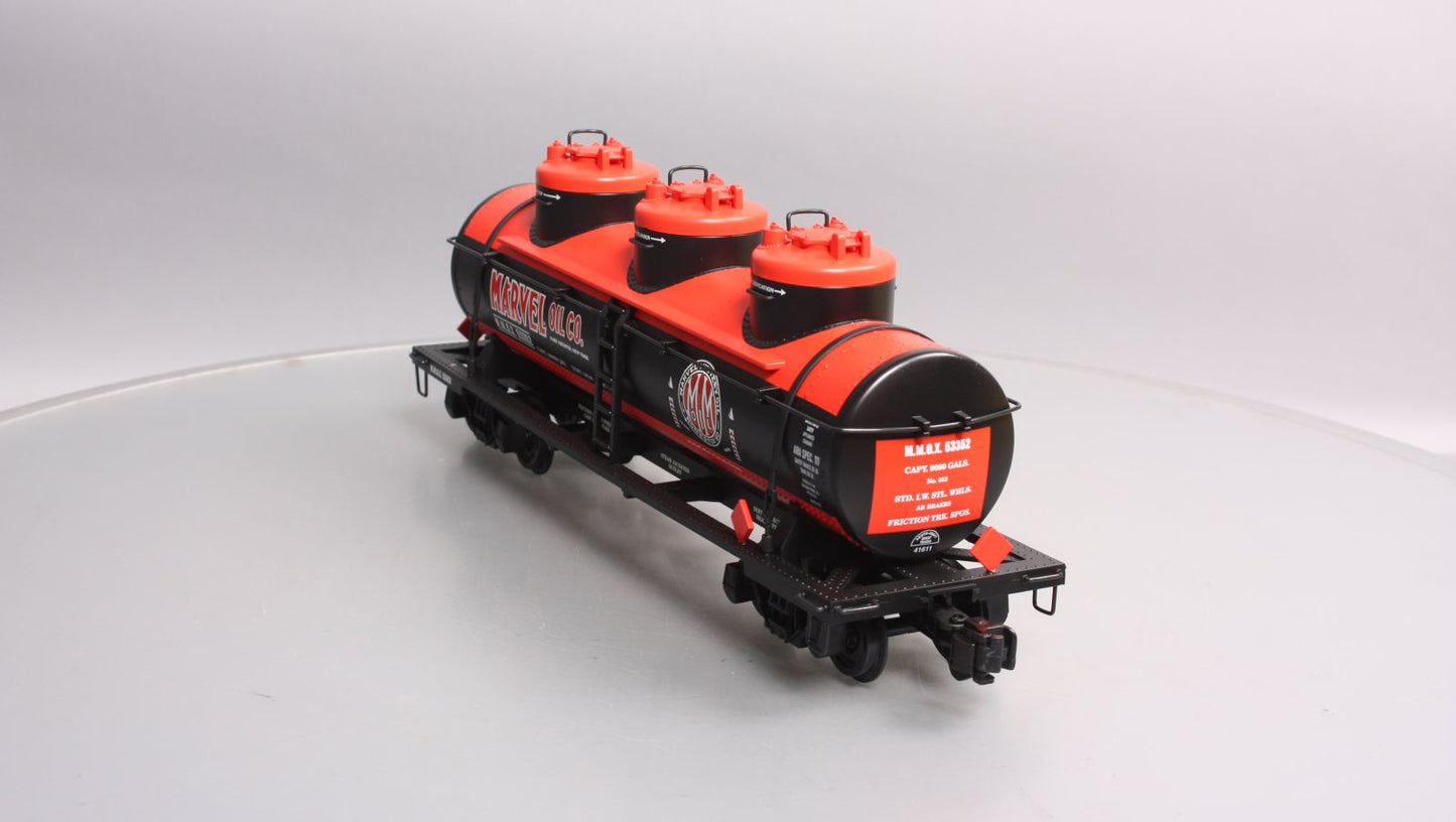 Aristo-Craft 41611 G Gauge Marvel Oil Triple Dome Tank Car #53352