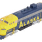 Walthers 920-47711 HO Alaska EMD F7A w/48" Dynamic Fan-Standard DC #1502