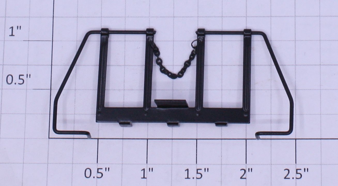 Lionel 18259-3 Dash-9 Black Rear Railing with Chain