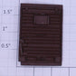 Lionel 2758-12 Right Hand Brown Metal Box Car Door with Post