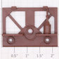 Lionel 12038-25 Red Oxide 3-Bay Hopper Front Truck Bracket