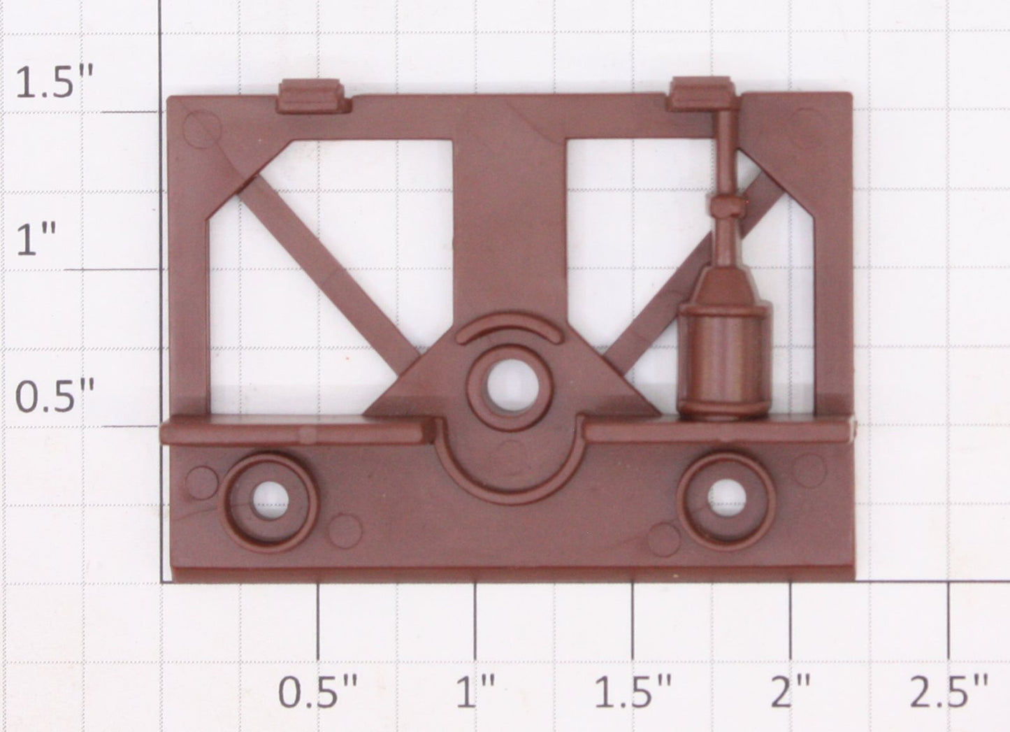 Lionel 12038-25 Red Oxide 3-Bay Hopper Front Truck Bracket