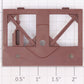 Lionel 12038-25 Red Oxide 3-Bay Hopper Front Truck Bracket