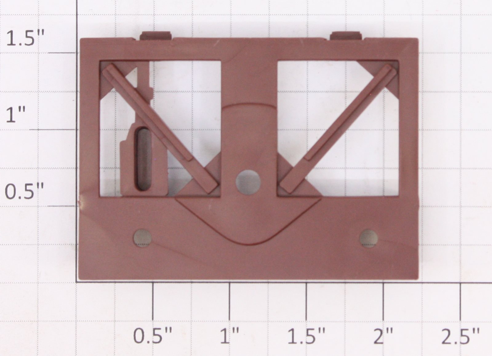 Lionel 12038-25 Red Oxide 3-Bay Hopper Front Truck Bracket