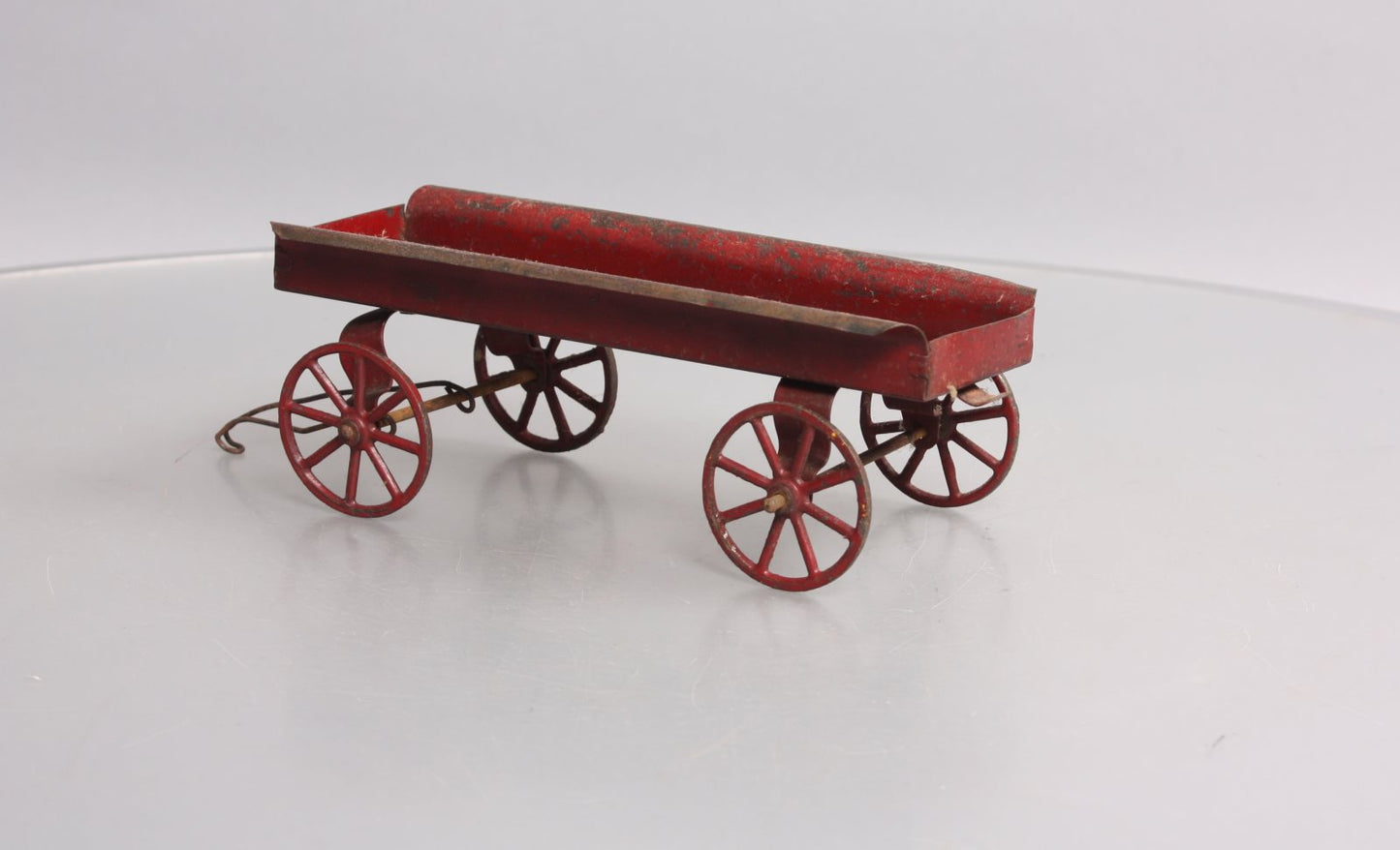 Vintage Tinplate Tractor Wagon VG