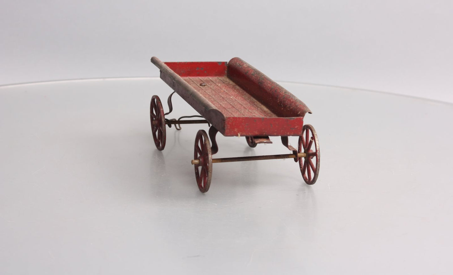 Vintage Tinplate Tractor Wagon VG