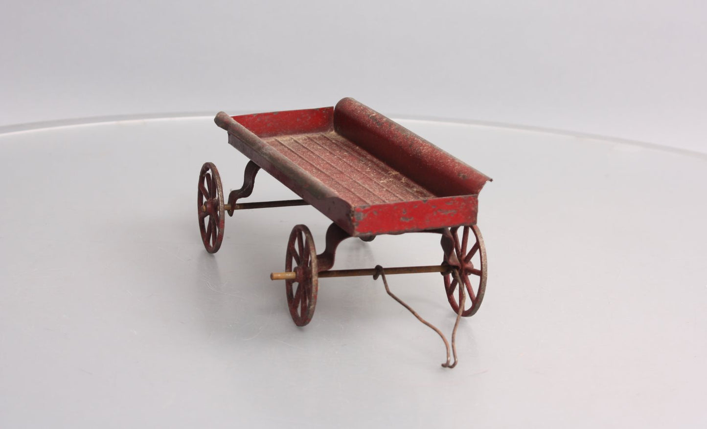 Vintage Tinplate Tractor Wagon VG