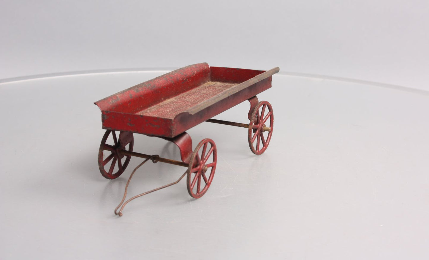Vintage Tinplate Tractor Wagon VG