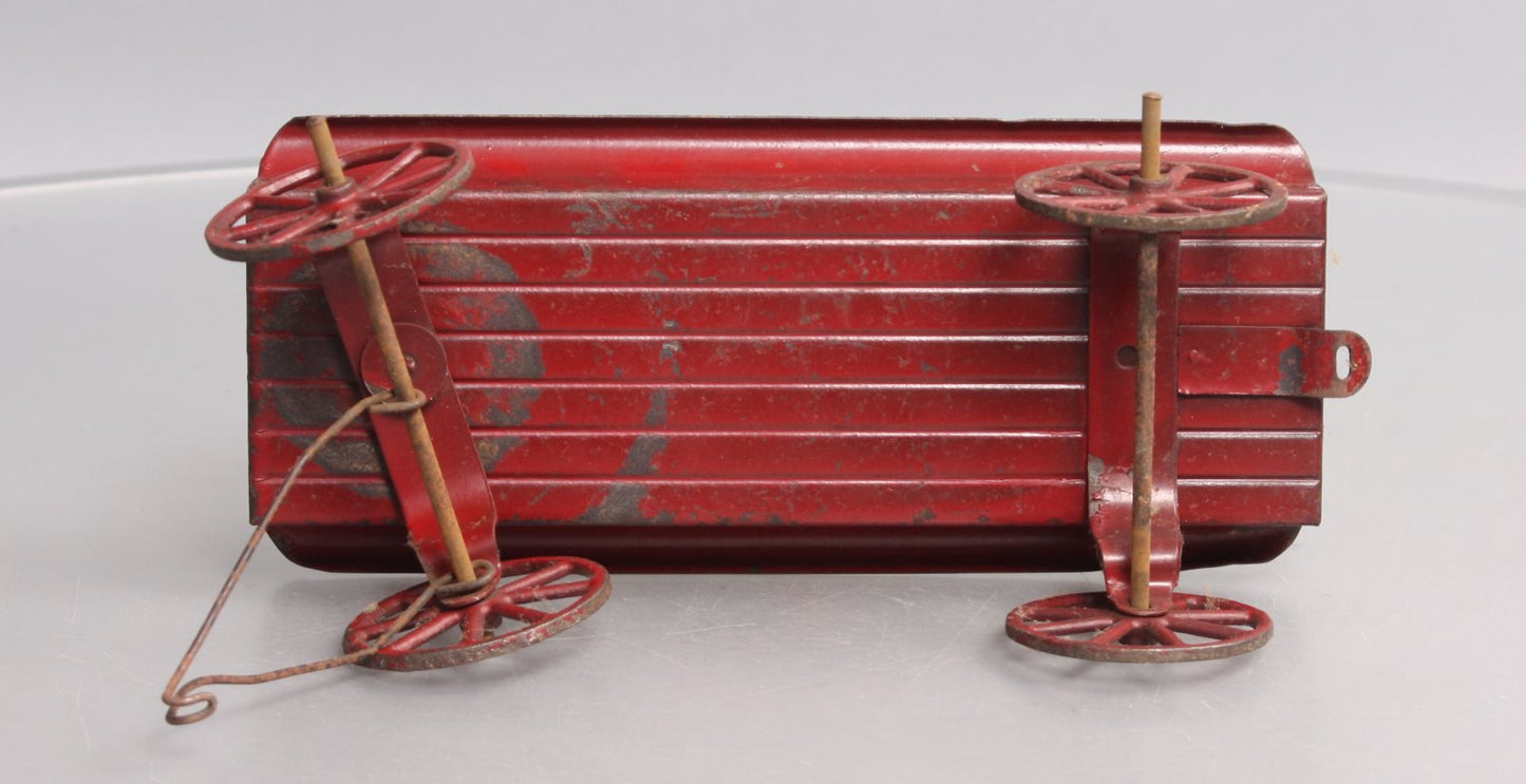 Vintage Tinplate Tractor Wagon VG