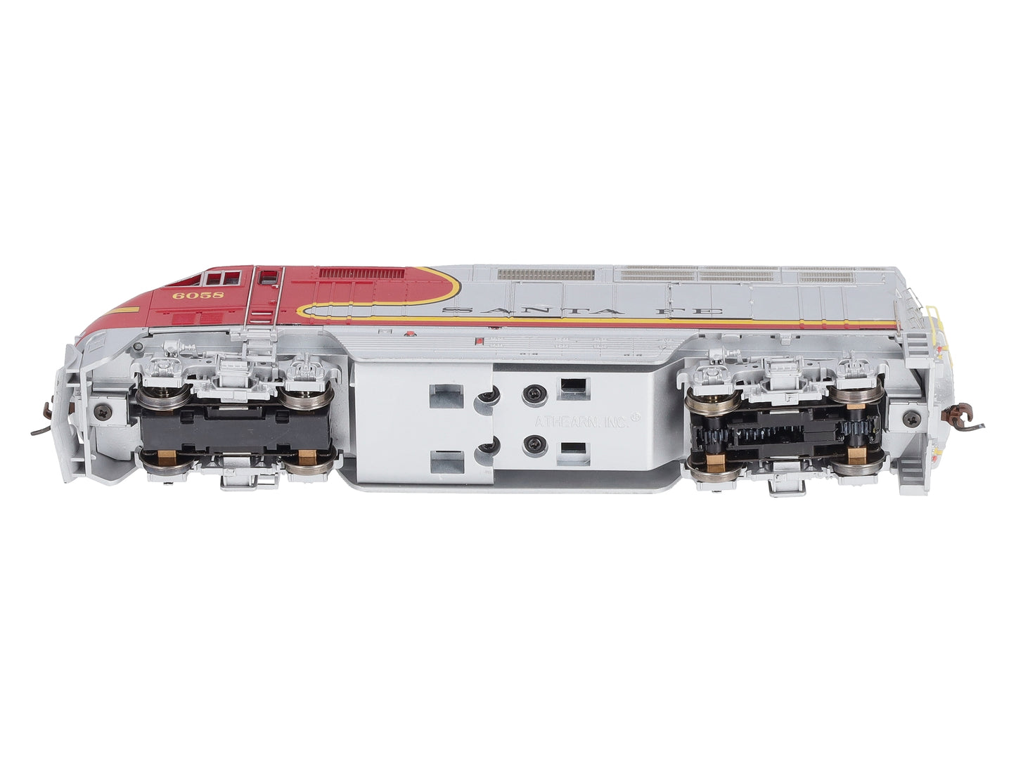 Athearn 26342 HO Santa Fe Passenger F59PHI Diesel Locomotive #6058